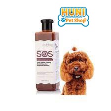 Sữa tắm cho mèo SOS dầu tắm cho mèo thơm lâu đến 10 ngày hạn chế tắm nhiều lần giảm căng thẳng mèo 530ml-Huni Petshop