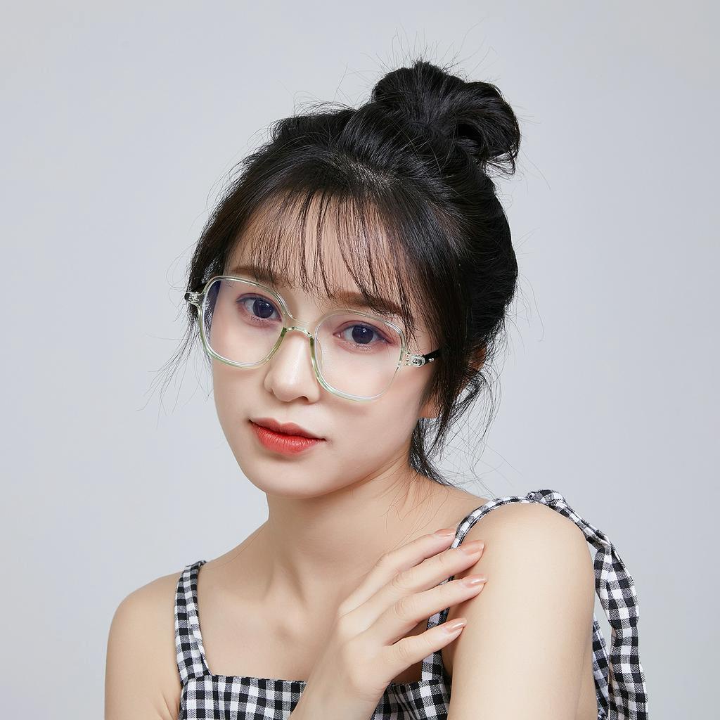 Mắt Kính Gọng Trong Suốt Chống Bức Xạ Từ Hàn Quốc Cho Nữ