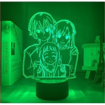 Anime Led Light Sword Art Online cho Trang trí phòng ngủ Đèn ngủ SAO Kirigaya Kazuto Đèn bàn Yuuki Asuna Quà tặng