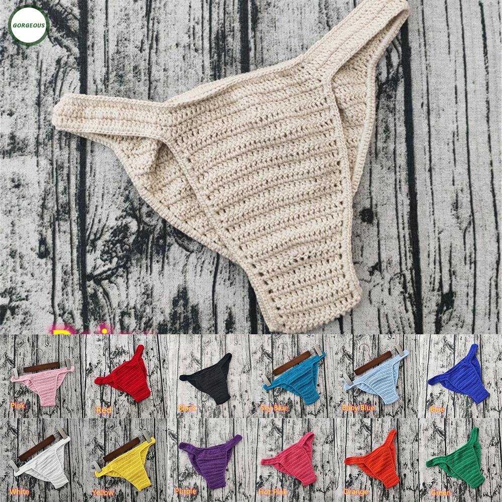 GORGEOUS~Men Women Breathable Underwear Hand Crochet Gstring Swimming Sunbathing Thong XZbHVK yrskNBE NjuXCT