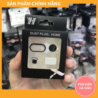 Dán viền Camera iPhone Bộ Phụ kiện bảo vệ iPhone X/XS/XSMax, 7+, 8+, ( Viền Camera, Dust Plug, Phím Home)