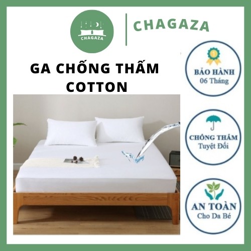 Ga Chống Thấm Nước Cotton HÀN QUỐC không nóng, không bí, thoáng Đệm 15cm, 20cm, 30cm (ghi chú để chọn mẫu)