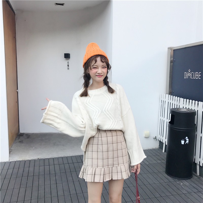 MB004 Chân váy kẻ gấu xếp ly | BigBuy360 - bigbuy360.vn