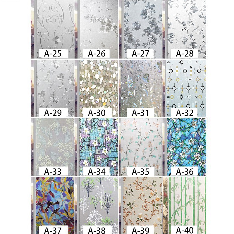 DECAL PVC dán kính mờ khổ 60CM 90CM