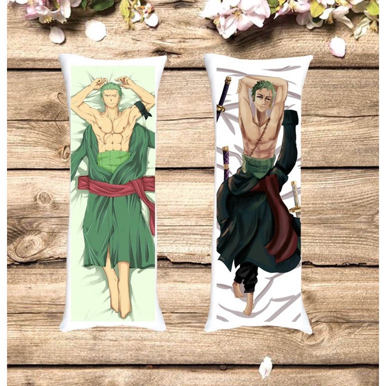 Gối dakimakura One Piece dài 40cm x 1m / Gối ôm One Piece luffy,ZôZ,sanji,