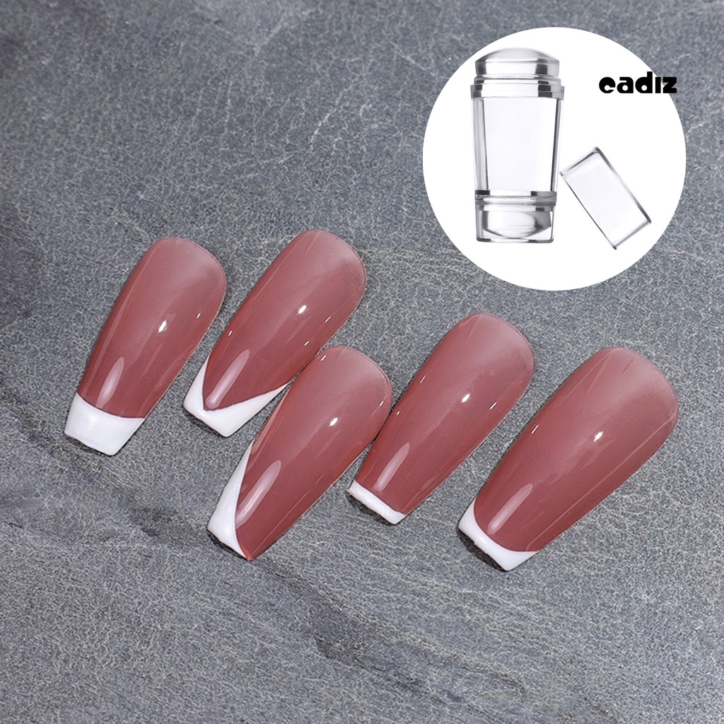 [Hàng mới về] Dụng cụ in hình móng tay thiết kế một/hai đầu bằng silicone không biến dạng