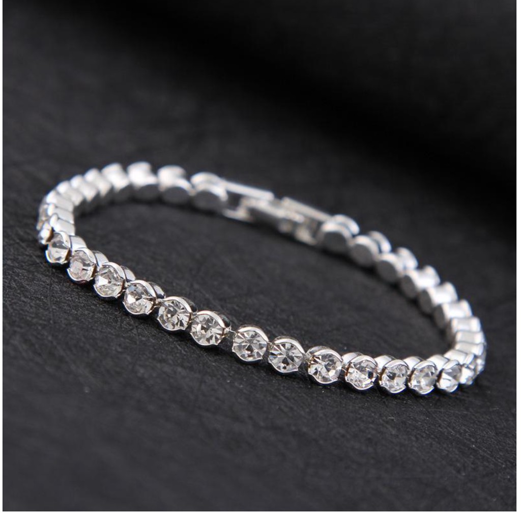 Vòng Tay Zircon Tròn  Sang Trọng Quí Phái HOT 2019  VTZIRCONTRONTRON04