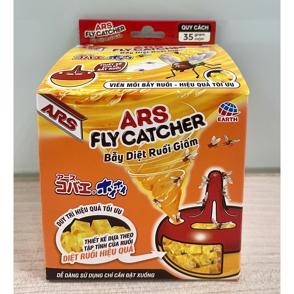 Bẫy Diệt Ruồi Giấm ARS Fly Catcher Hàng nhập khẩu dẫn dụ và diệt ruồi giấm nhanh gọn hiệu quả sản chất lượng Nhật Bản