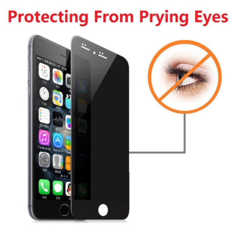 Kính Cường Lực 3D Chống Nhìn Trộm HD Cho IPhone 12 Mini Pro Max 5 SE 6 6S 6P 6SP 7 7P Ốp