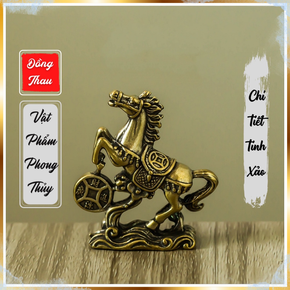 Tượng Trang Trí Bằng Đồng Phong Thủy Ngựa Mã Đáo Thành Công - Nhiều Mẫu Đa Dạng - Kiểu Dáng Độc Đáo (BJ101)