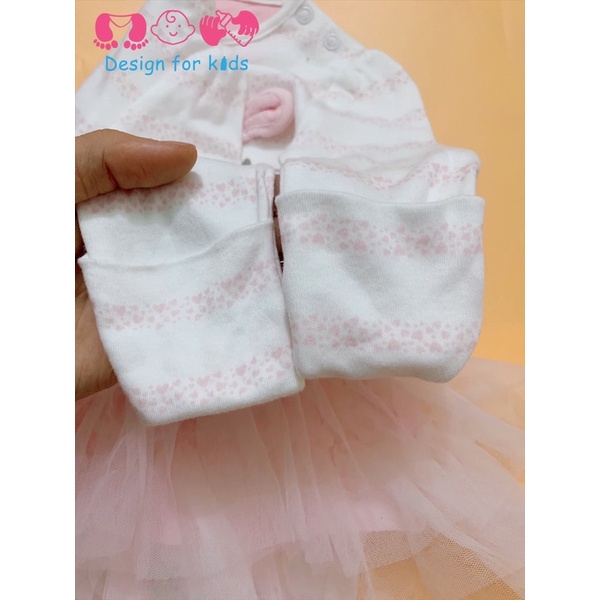 Sleepsuit váy Mothercare xuất dư cho bé gái