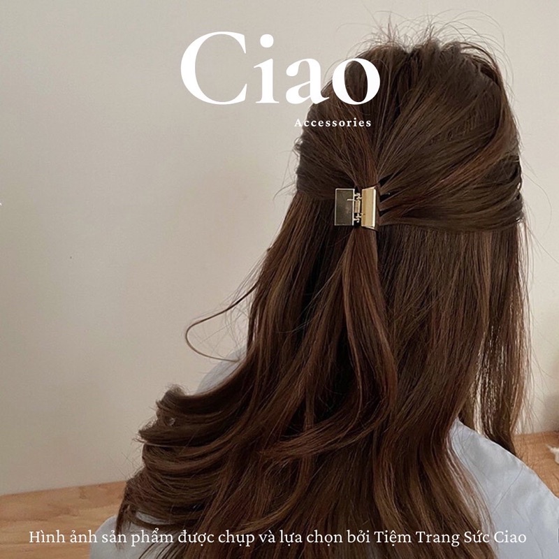 [NEW ITEMS] Kẹp càng cua kim loại trendy phong cách Hàn Ciao accessories