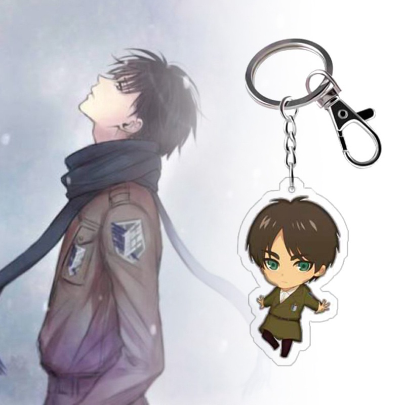 Móc khóa nhựa acrylic hình nhân vật Levi Ackerman 4.8 trong Attack On Titan