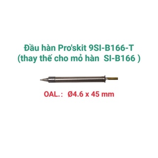 Đầu mỏ hàn pro'skit 9si-b166-t