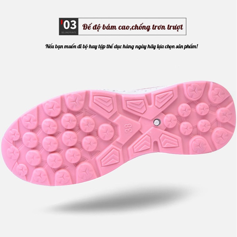 Giày Thể Thao Nữ , Giày Sneaker Nữ F805 Phong Cách Trẻ Trung , Năng Động  -  Màu Đen , Hồng , Đỏ Nâu | BigBuy360 - bigbuy360.vn