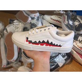 Giày Vans cá mập trắng - hàng đẹp
