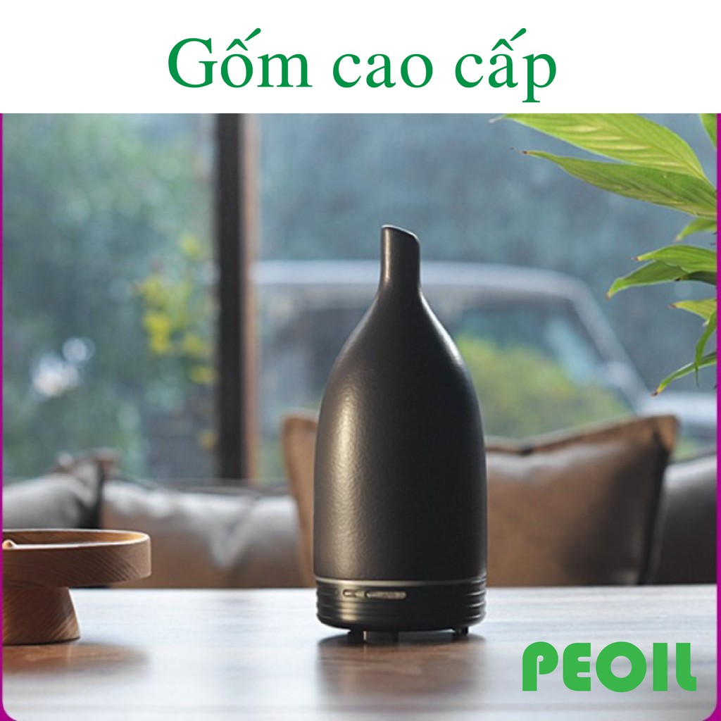 Máy xông tinh dầu GỐM CAO CẤP / giúp tỏa hương tinh dầu siêu êm và tiết kiệm điện