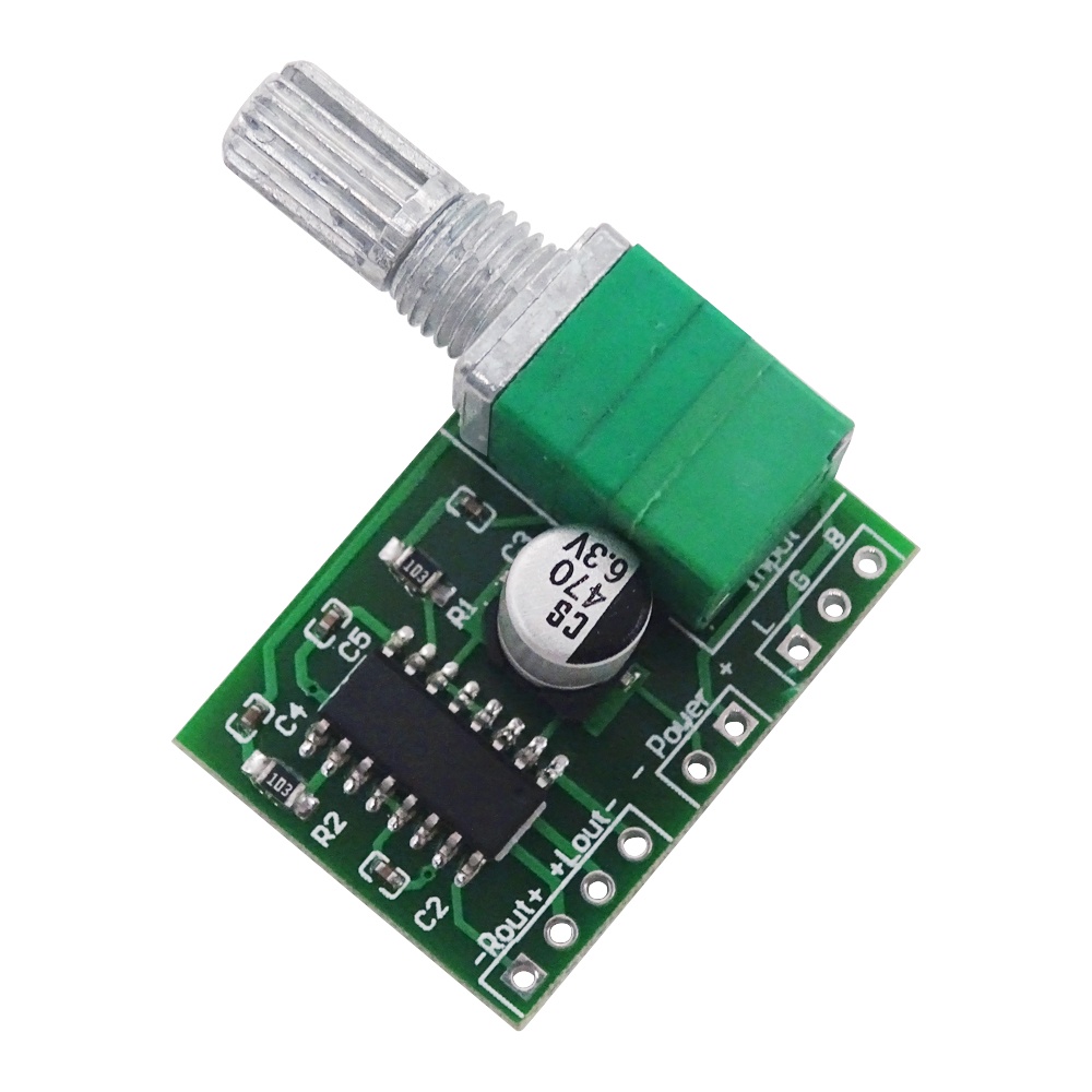 Mạch Khuếch Đại Âm Thanh PAM8403 6W Hifi 2.0 Class D (Có Chỉnh Volume)