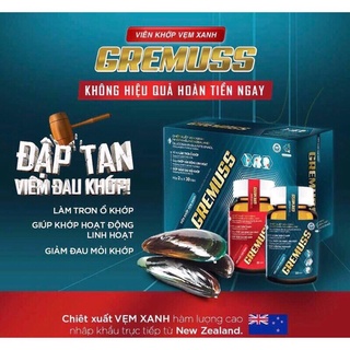 𝐕𝐈𝐄̂𝐍 𝐊𝐇𝐎̛́𝐏 𝐕𝐄̣𝐌 𝐗𝐀𝐍𝐇 𝐆𝐑𝐄𝐌𝐔𝐒𝐒 ( hộp 2 lọ 30 viên)- hỗ trợ xương khớp