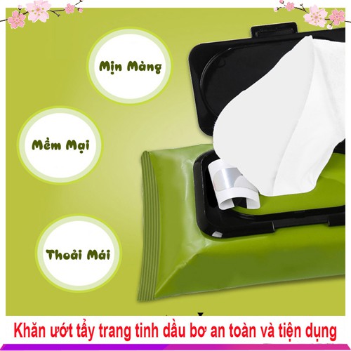 Khăn Ướt Tẩy Trang Tinh Dầu Bơ | BigBuy360 - bigbuy360.vn