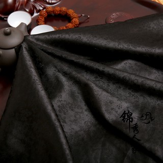 Vải Lụa Satin Thêu Hình Rồng Truyền Thống Trung Hoa