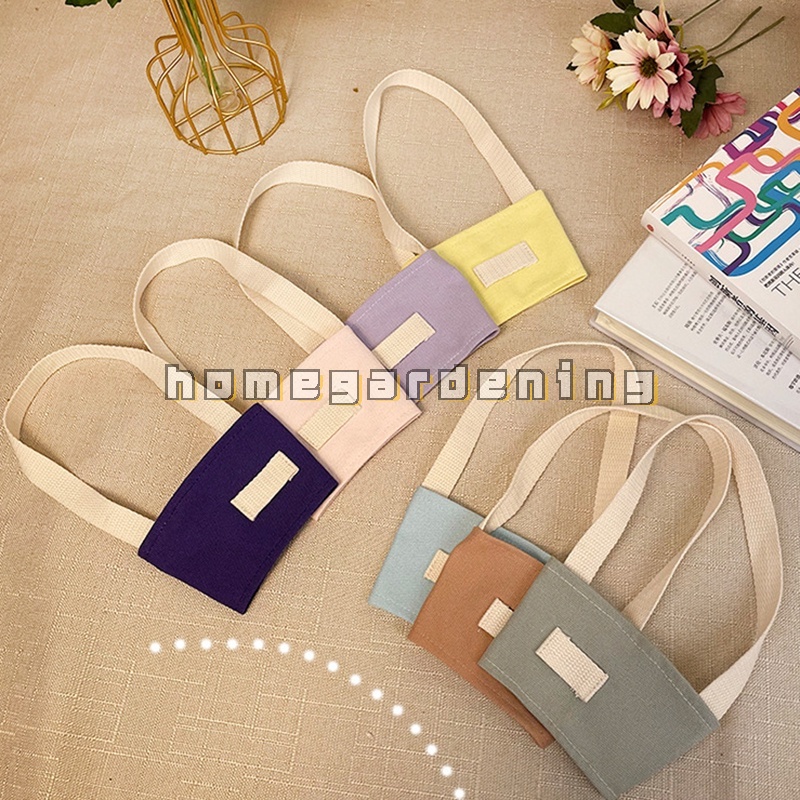 Vỏ Bọc Cốc Nước Chống Nóng Bằng Vải Canvas Tiện Dụng