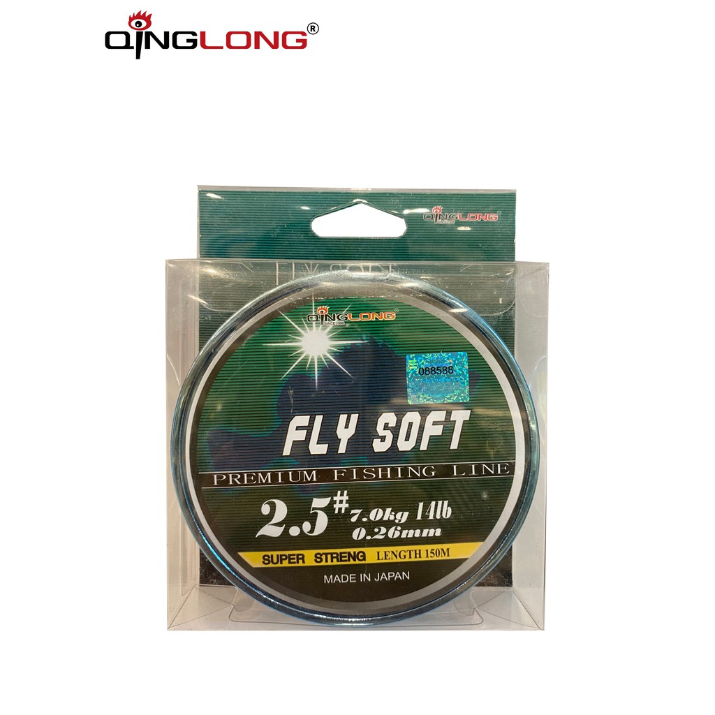 Cước câu cá, dây câu cá Qing long 150m FlySoft