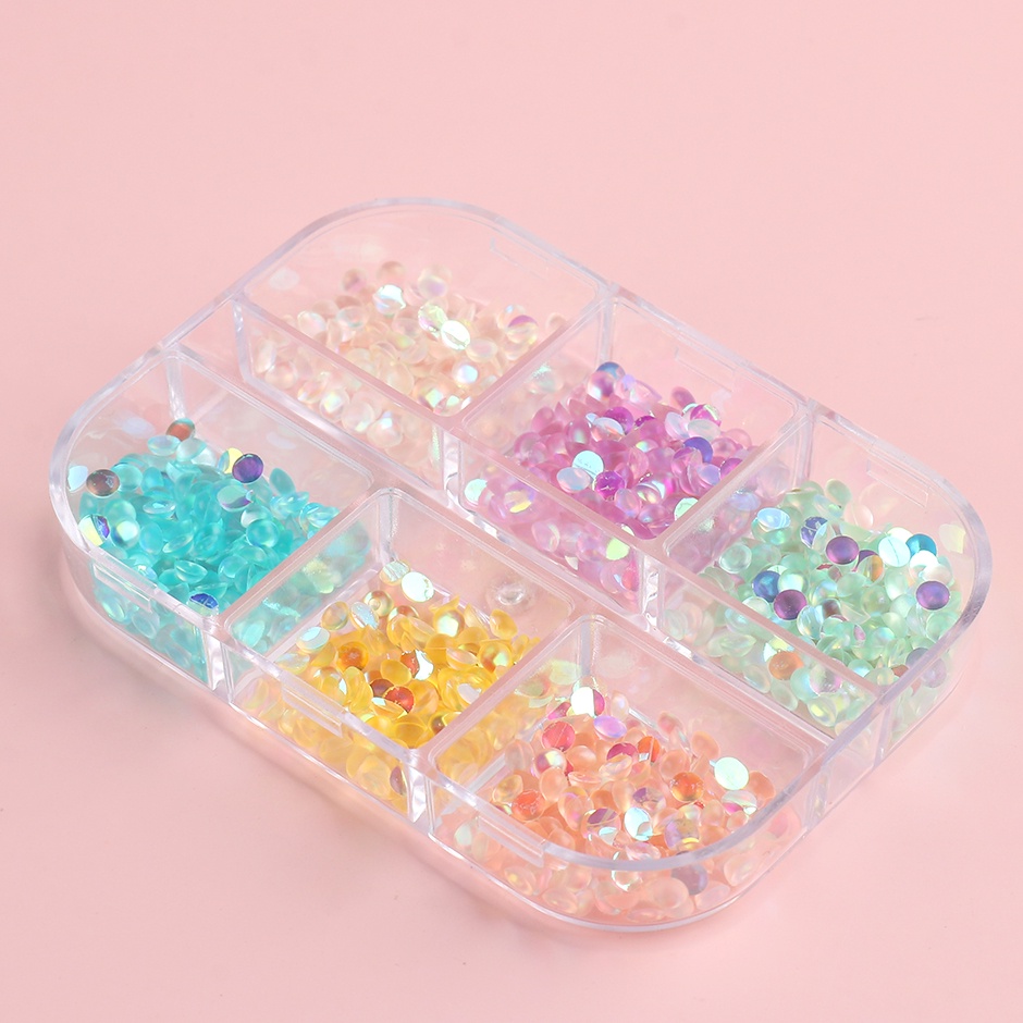 Hạt nhựa acrylic 3D STZPRONAIL LY2052 hình đuôi cá/giọt nước trang trí móng tay nghệ thuật