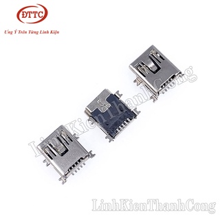 Bộ 50 Chiếc Cổng Mini USB Cái 5 Chân Loại Dán