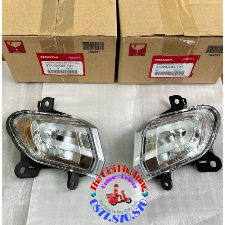 Đèn xi nhan trước Scoopy 2017-2020 zin chính hãng Honda Thái Lan - 33410-K93-T01/ 33420-K93-T01