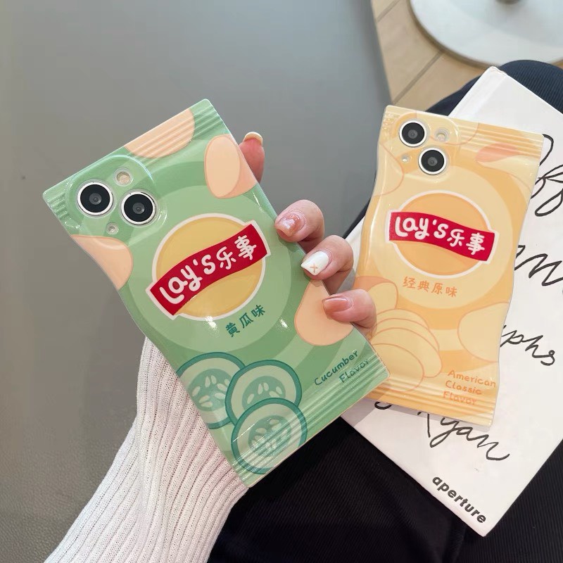 Ốp lưng iphone vỏ kẹo nền bóng lay's snack 6/6splus/7/7plus/8/8plus/x/xr/xs/11/12/13/14/pro/max/plus/promax- Awifi E5-3