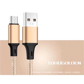 Dây Sạc nhanh  QC3.0 Bọc Dù Siêu Bền  Android, Type C