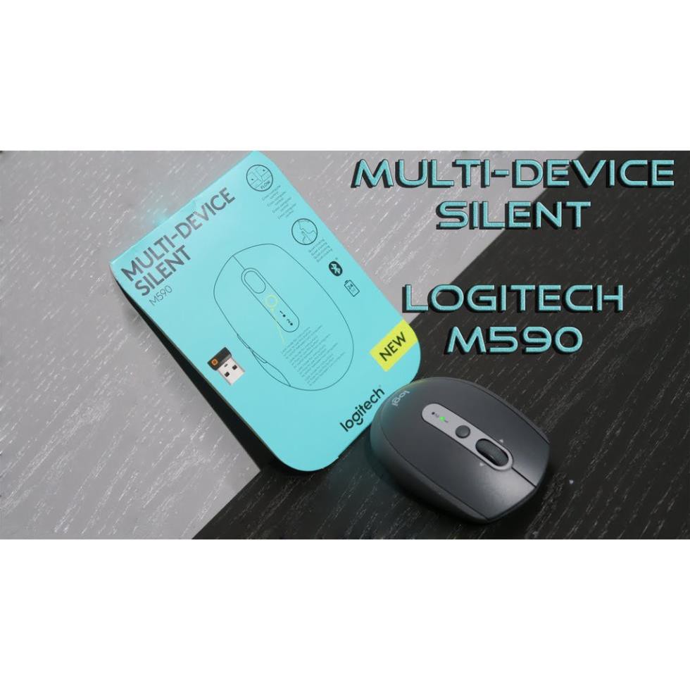 Chuột Logitech M590 Wireless Bluetooth Yên lặng - Bảo hành 12 tháng toàn quốc DGW