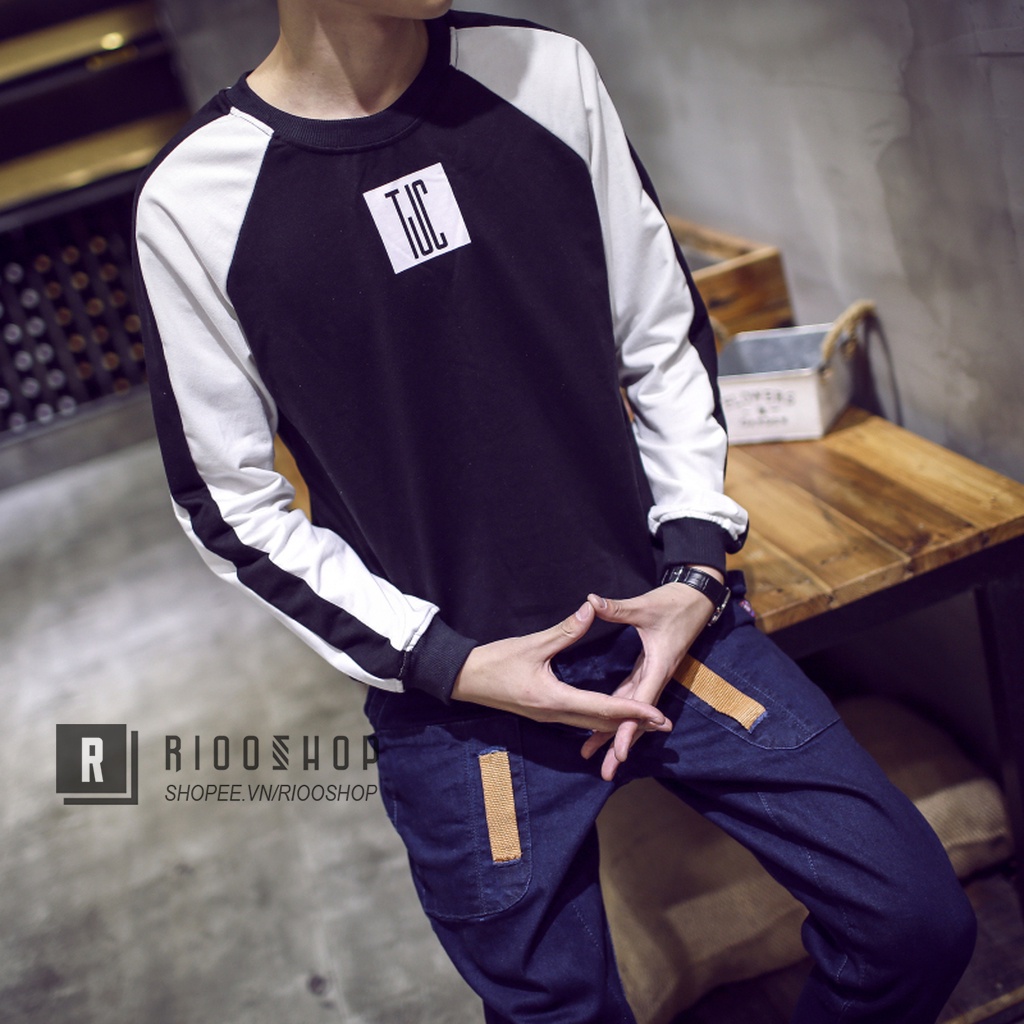 Áo thun nam tay dài hàn quốc ijc RKL027- áo phông nam dài tay đẹp Riooshop