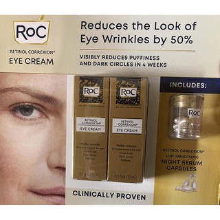 [Bill US] Kem mắt ROC 1 set (2 lọ+ 1 serum)