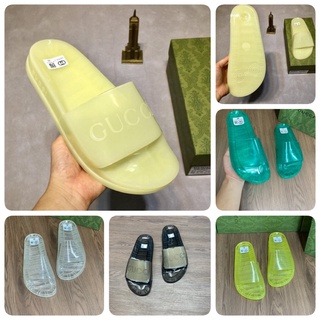 Dép gucci trong suốt cao cấp - dép lê gucci trong suốt nam nữ