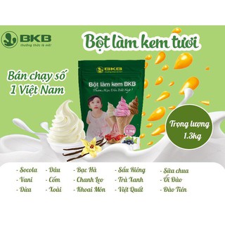 Bột làm kem tươi BKB 1.3kg các vị