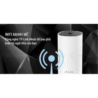 Wi-Fi Mesh Cho Toàn Ngôi Nhà AC1200 Deco M4 -1-pack - HÀNG CHÍNH HÃNG