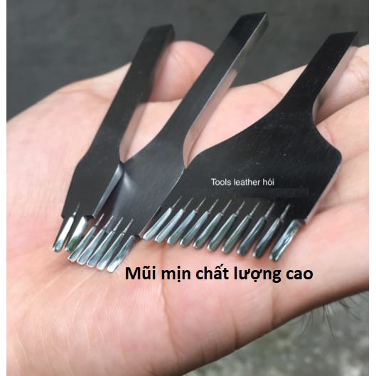 Đục xiên mũi mịn chất lượng - dụng cụ làm đồ da handmade