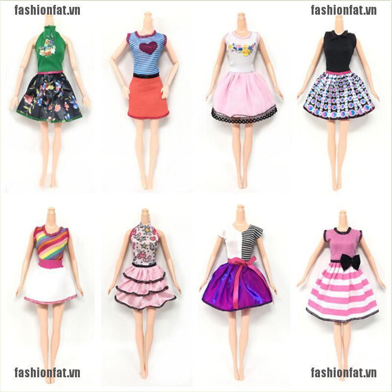 [Iron] 5Sets New Beautiful Handmade Fashion Clothes Dress For Doll Girls Toys Gift [VN]