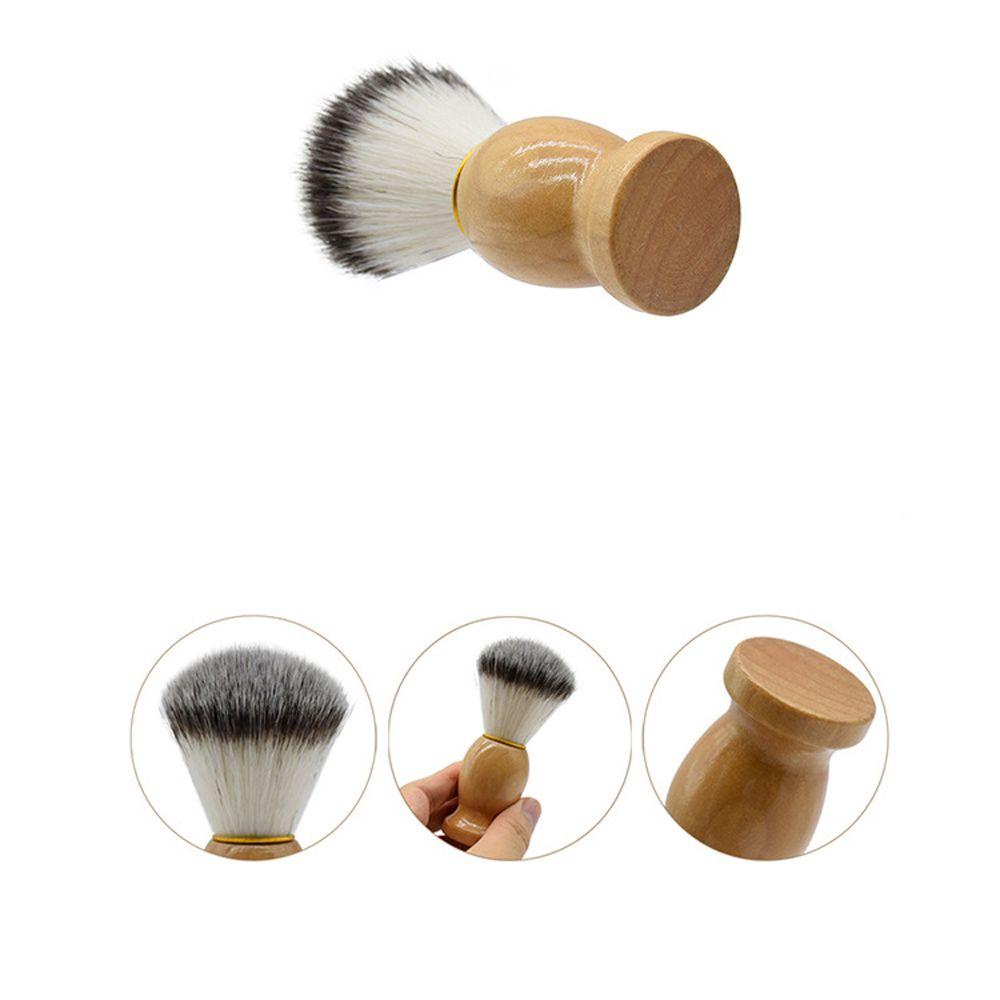 Cọ Vệ Sinh Đĩa Than Có Tay Cầm Bằng Gỗ Lông Mềm Mại Đa Năng