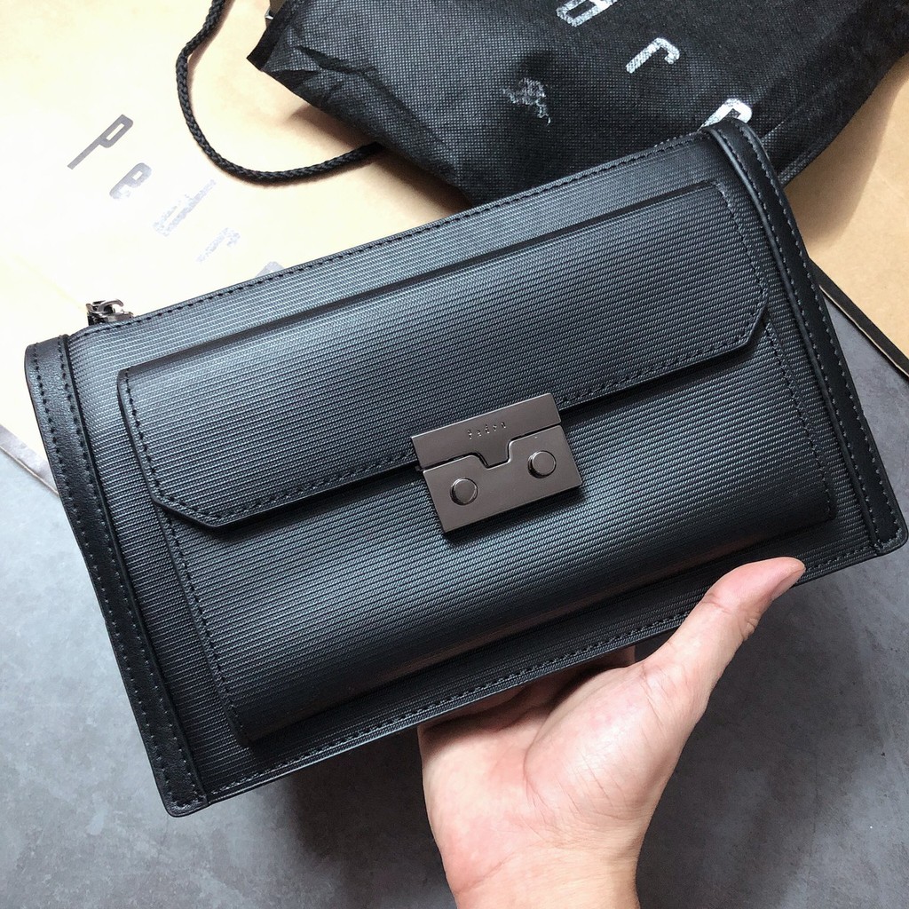 Túi Pedro clutch 2 ngăn khóa gài - PM10