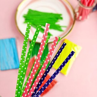 SET 100 DÂY KẼM GIẤY MÀU 9CM
