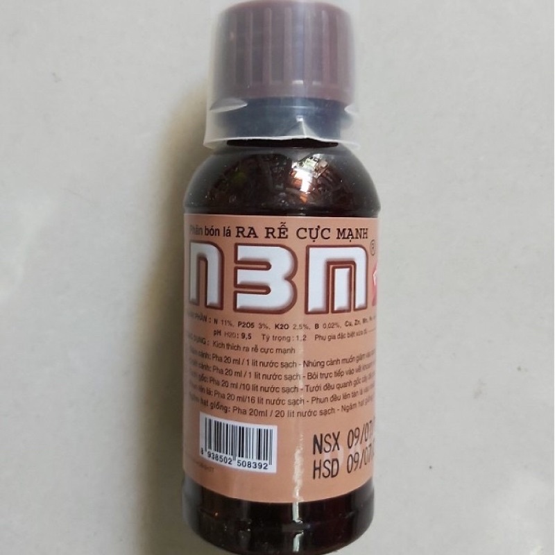 Phân Bón Lá Kích Rễ N3M dạng nước 100ml - Ra Rễ Cực Mạnh N3M Pro