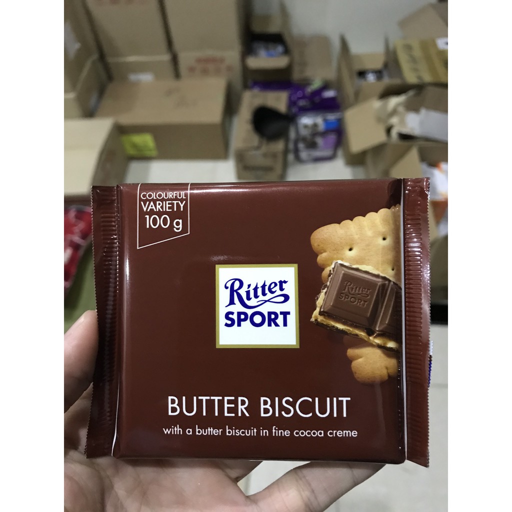 Socola Ritter Sport thanh 100gr (Hàng công ty nhập khẩu Đức)