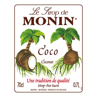 Siro Dừa Monin (Coconut syrup) - chai 700ml