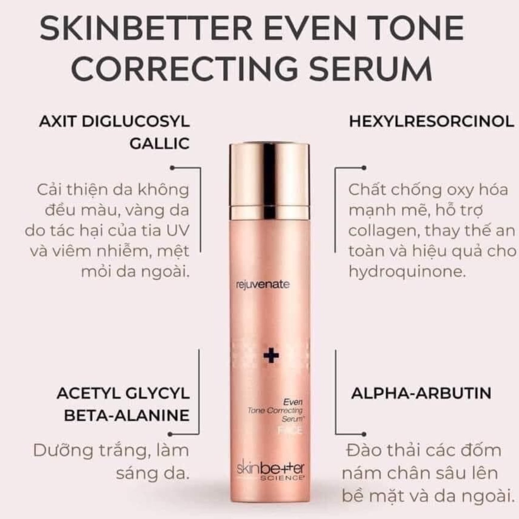 Serum làm mờ nám, đốm nâu, chống tăng sắc tố SkinBetter Even Tone / Eventone Correcting 50ml Skin Better