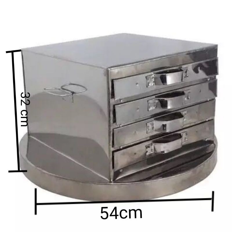 Máy hấp bánh cuốn bánh mướt 4 tầng,tủ hấp bánh cuốn inox