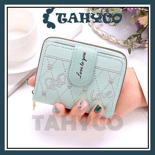 Ví nữ cầm tay mini khóa kéo Phong Cách Hàn Quốc nhiều ngăn TAHYCO VN52