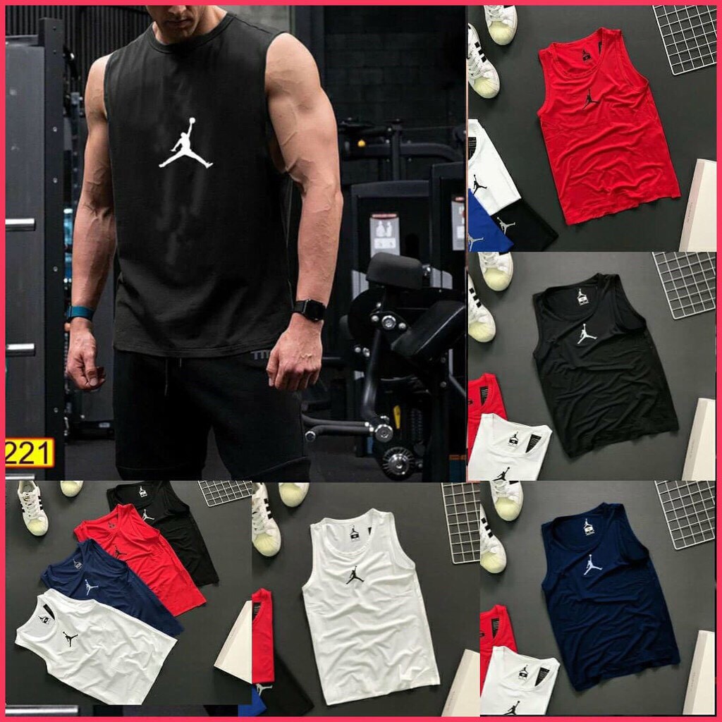 Áo ba lỗ nam, áo tank top tâp gym - co giãn 4 chiều - pando fashion